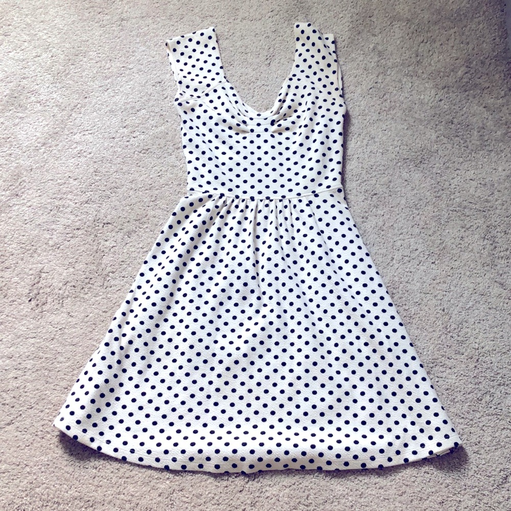 Polka dot Anthropologie dress size 8
